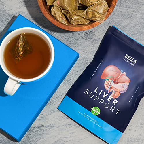 Bella All Natural Liver Detox Drink - Liver Cleanse Detox & Repair Tea with Blessed Thistle Bella All Natural Au supplements