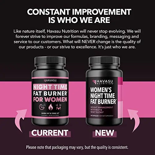 Night Time Fat Burner for Women | Weight Loss and Sleep Support Blend With Vitamin D HAVASU NUTRITION Au supplements