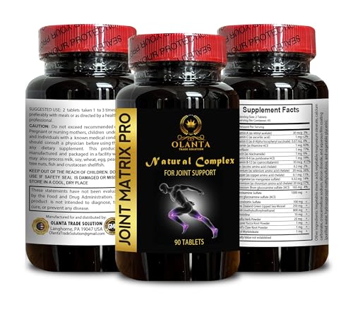 Joint Matrix PRO Natural Complex - Support Muscle Recovery, Full Joint Support, Flexibility Supplements, Natural Muscle Support - 2 Bottles 180 Tablets OLANTA TRADE SOLUTION Au supplements