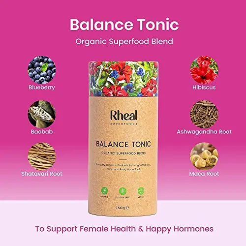 Rheal Balance Tonic 150g | 30 Servings | for Your Daily Balance with Superfoods Rheal Au supplements