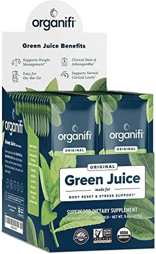 Organifi: GO Packs - Green Juice - Organic Superfood Supplement Powder - 30 Count Organifi Au supplements