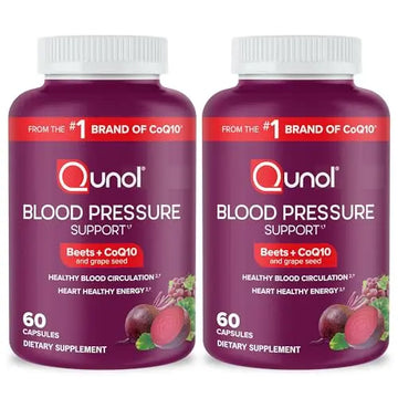 Qunol Beets Capsules for Blood Pressure Support, 3 in 1 Beets + CoQ10 + Grape Seed Qunol Au supplements