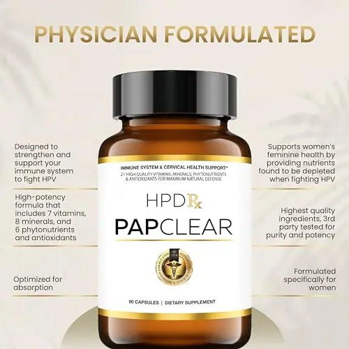 HPD Rx PAPCLEAR Physician Formulated | All Natural HPV Immune Support Supplement HPD Rx Au supplements