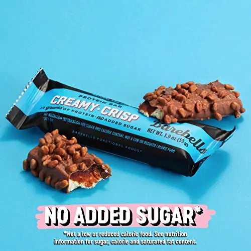 Barebells Protein Snacks Bars Creamy Crisp - 12 Count, 1.9oz Bars 55g of High Protein BAREBELLS Au supplements