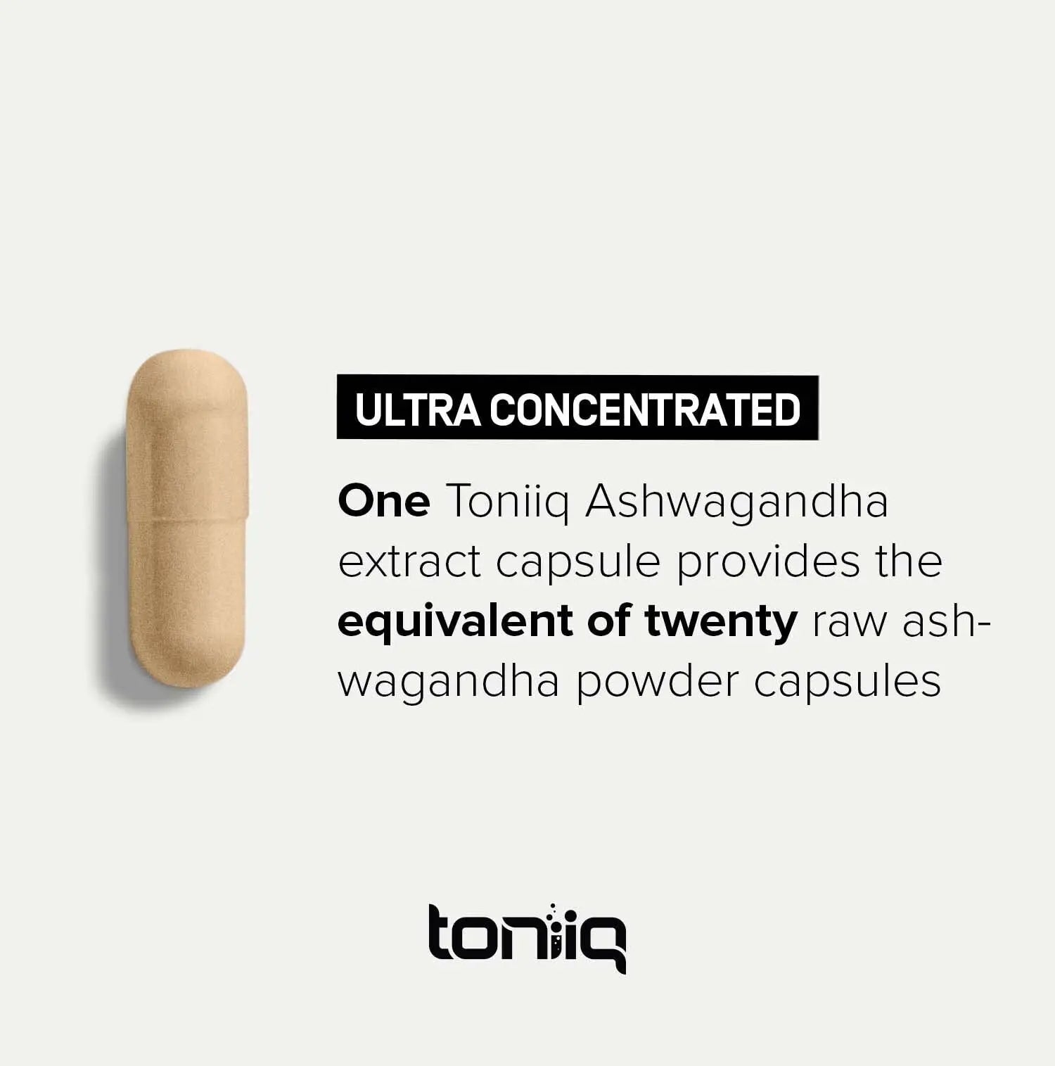 Toniiq 26,000mg 20x Concentrated Extract - 10% Withanolides - Ultra High Strength Toniiq Au supplements