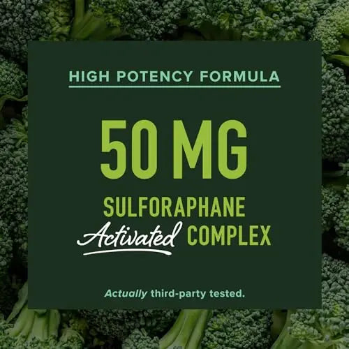 20MG Sulforaphane | From Broccoli Sprouts & Seed Extract | 565MG Microbeadlet SMNutrition Au supplements