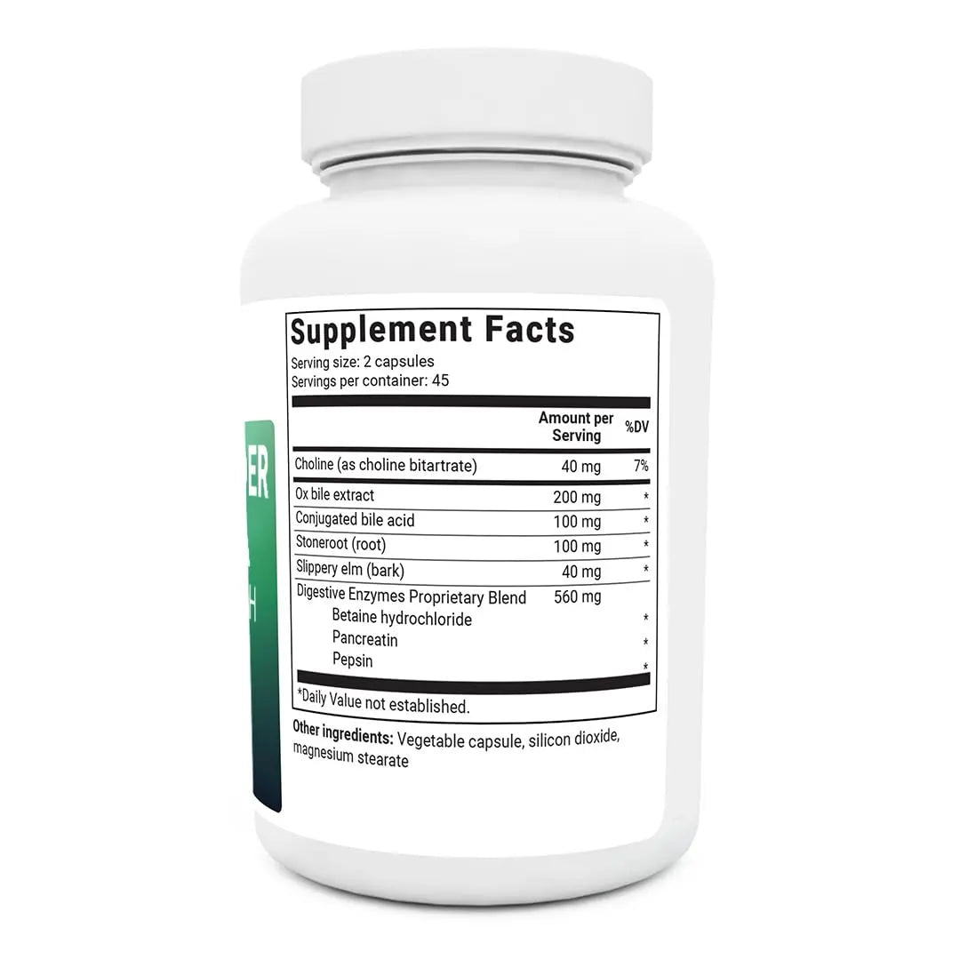 Dr. Berg Gallbladder Formula Extra Strength - Made w/Purified Bile Salts & Ox Bile Digestive Dr. Berg Nutritionals Au supplements