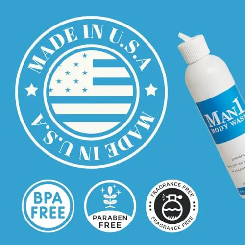 Man1 Body Wash, Anti-Odor Intimate Penile Cleanser For Down There Care, Hydrates Man1 Man Oil Au supplements