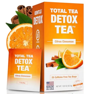 Total Tea SIimming Detox Tea Caffeine Free - 25 Day Detox Tea - Herbal Tea Total Tea Au supplements