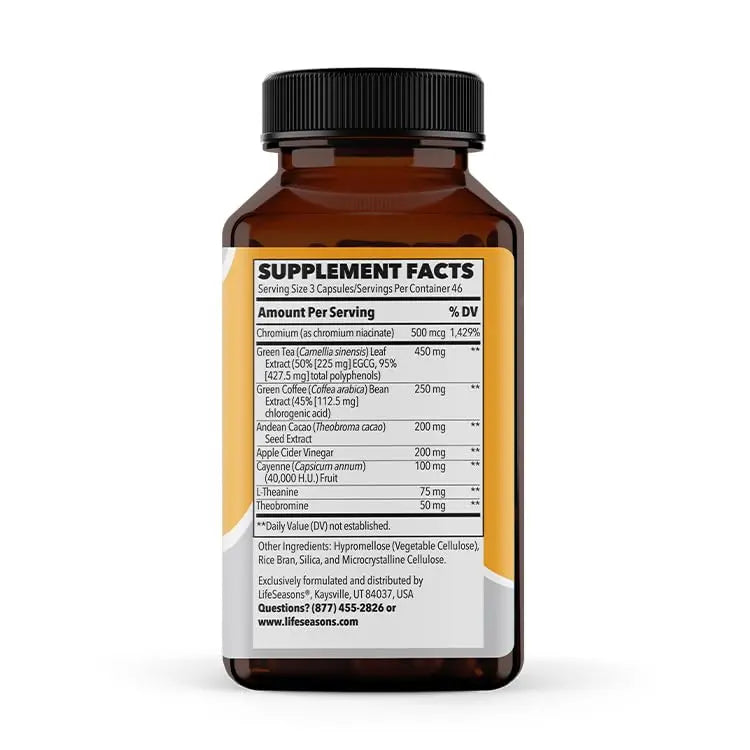 LifeSeasons - Metabolism - Weight Control Support and Energy Booster Supplement LifeSeasons Au supplements