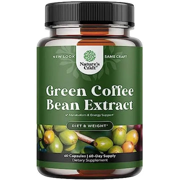 Pure Green Coffee Bean Extract Supplement – Best for Weight Loss Appetite Suppressant Natures Craft Au supplements