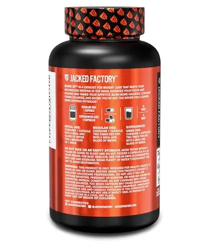 Burn-XT Clinically Studied Fat Burner & Weight Loss Supplement - Appetite Jacked Factory Au supplements