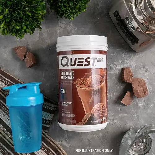 Quest Nutrition Chocolate Milkshake Protein Powder, 22g Protein, 2g Net Carbs, 1g Sugar Quest Nutrition Au supplements