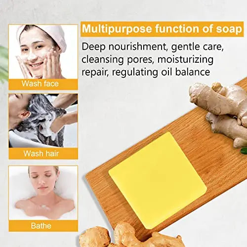 REVIGLAM Ginger Bar Soap, Vegan Slimming Ginger Bath Soap, Effective Weight Loss REVIGLAM Au supplements