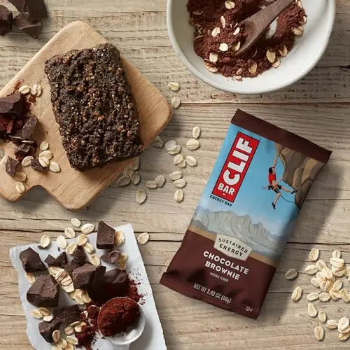 CLIF BAR - Chocolate Brownie Flavor - Made with Organic Oats - Non-GMO Clif Bar Au supplements