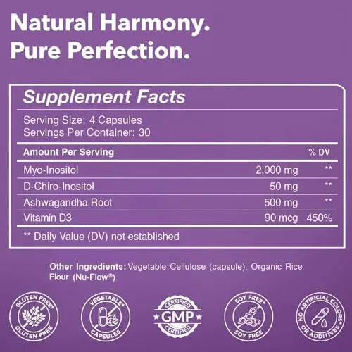Intimate Rose Myo-Inositol & D-Chiro Inositol Blend - 40:1 Blend - Fertility, Hormonal Balan Intimate Rose Au supplements