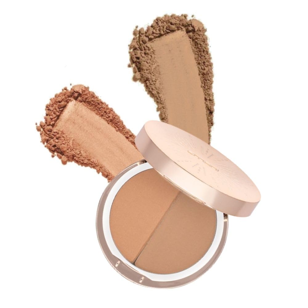 Emani Blush & Bronzer - Natural Mineral Pressed Bronzer for Face - Radiant Skin Blush for Sun Kissed Glow, All Skin Types including Sensitive Skin, Copacabana Emani Au supplements