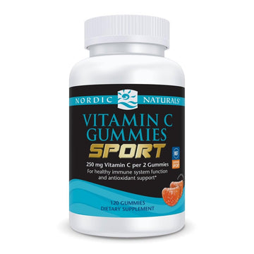 Nordic Naturals Vitamin C Gummies Sport, Tart Tangerine - 120 Gummies - 250 mg Vitamin C - Antioxidant Protection - NSF Certified - Non-GMO, Vegan - 60 Servings Nordic Naturals Au supplements