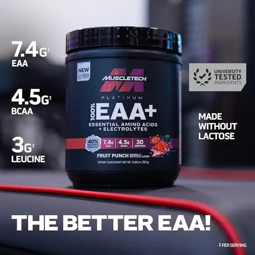 MuscleTech | Platinum 100% EAA+| Essential Amino Acids| Muscle Strength Builder MuscleTech Au supplements