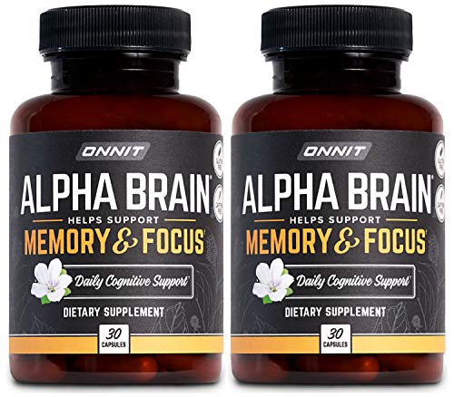 ONNIT Alpha Brain (60ct) - Over 1 Million Bottles Sold - Premium Nootropic Brain Supple ONNIT Au supplements