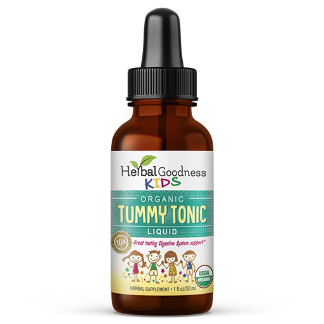 Kids Tummy Support Tonic Liquid Extract, Tasty Digestive System Support Supplement for Kids -1oz - Herbal Goodness Herbal Goodness Au supplements
