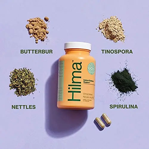 Hilma Natural Sinus Support - All Day Allergy Relief from Pollen and Dust with Butterbur Hilma Au supplements