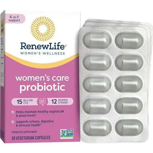 Renew Life Women's Probiotic Capsules, Supports pH Balance for Women, Vaginal, Urinary Renew Life Au supplements