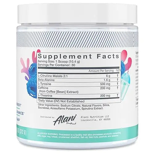 Alani Nu Pre Workout Powder | Amino Energy Boost | Endurance Supple Alani Nu Au supplements