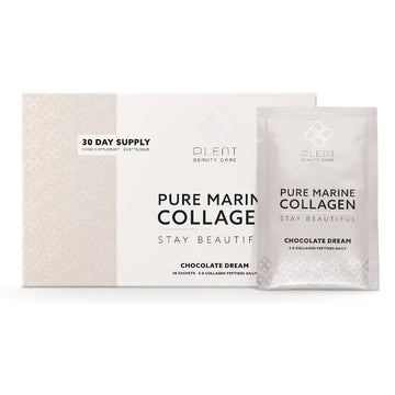 Plent Pure Marine Collagen Chocolate Dream - Stay Beautiful - 5G Collagen Peptides Daily Plent Au supplements