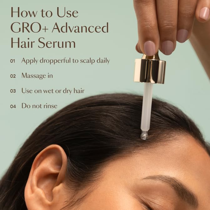 VEGAMOUR GRO+ Advanced Hair Serum for Improving Hair Density, Tonic Reduces Shedding and Promotes a Healthy Scalp, 3 pack VEGAMOUR Au supplements