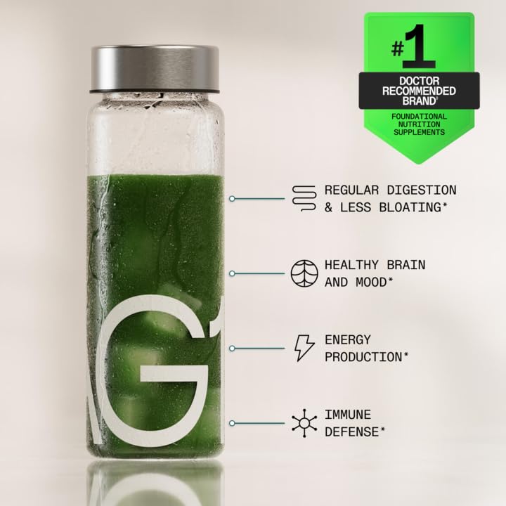 AG1 Greens Powder Refill Pouch – 75 Vitamins, Multivitamin & Probiotic | Gut Health Support | Vegan, Keto, Gluten Free | Athletic Greens Supplement - Pouch Only, Classic Formula AG1 Au supplements