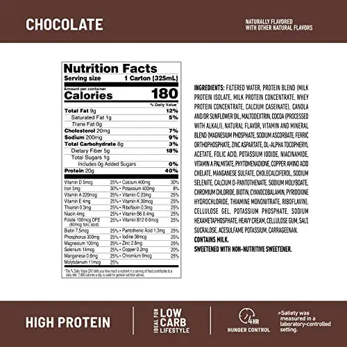 SlimFast Protein Shake, Chocolate- 20g Protein, Meal Replacement Shake SlimFast Au supplements