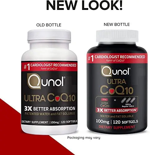 Qunol CoQ10 100mg Softgels, Ultra CoQ10 100mg, 3x Better Absorption, Antioxidant Qunol Au supplements