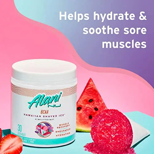 Alani Nu Breezeberry Pre Workout and BCAA Hawaiian Shaved Ice Post Workout Powder Alani Nu Au supplements