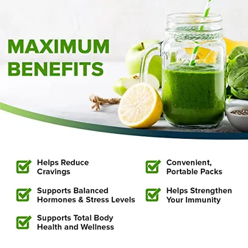 Organifi: GO Packs - Green Juice - Organic Superfood Supplement Powder - 30 Count Organifi Au supplements