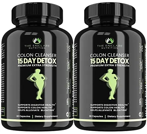 Colon Cleanse Fast-Acting Colon Cleanser Detox; Healthy Bowel Movement THE ENCLARE NUTRITION Au supplements