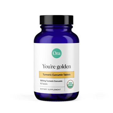 Ora Organic Turmeric Curcumin with Piperine - Pure Extracts for Joint Stress and Cardiovascular Health, Support Healthy Cognitive Function, No Filler Ingredients - 90 Vegan Tablets, 1 Month Supply Ora Organic Au supplements