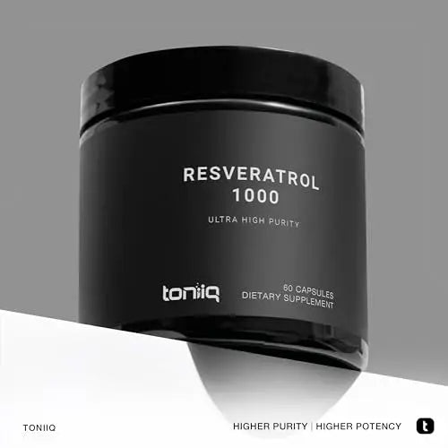 Ultra High Potency Third-Party Tested Trans Resveratrol 1000mg - 98% Pure Toniiq Au supplements