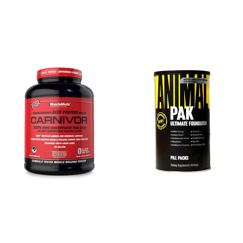 MuscleMeds, Carnivor Beef Protein Isolate Powder 56 Servings, Chocolate, 72 Ounce MuscleMeds Au supplements