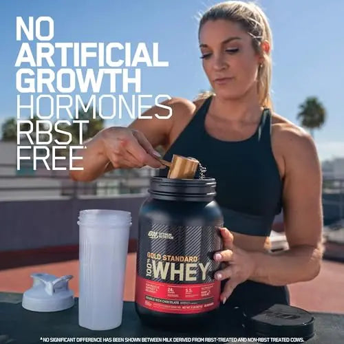Optimum Nutrition Gold Standard 100% Whey Protein Powder, Double Rich Chocolate Optimum Nutrition Au supplements