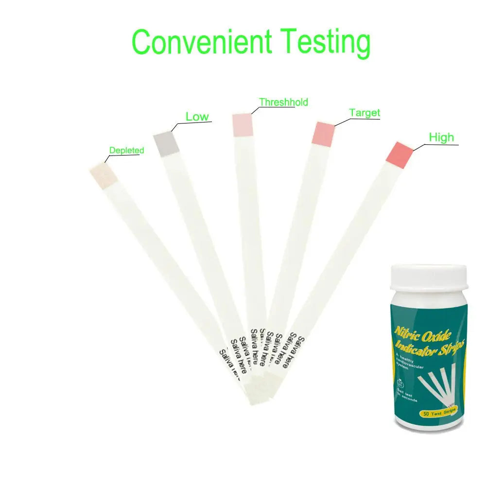 Nitric Oxide Test Strips [50strips]- Nitric Oxide Indicator Strips Work by Measuring The TONNYLAB Au supplements