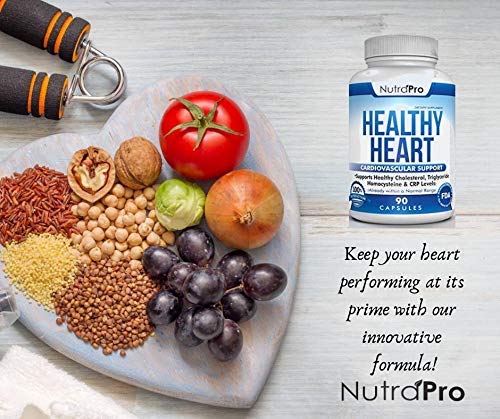 NutraPro Healthy Heart - Heart Health Supplements & Arteries Support .Healthy Cholesterol and Triglyceride. GMP Certified. NutraPro Au supplements