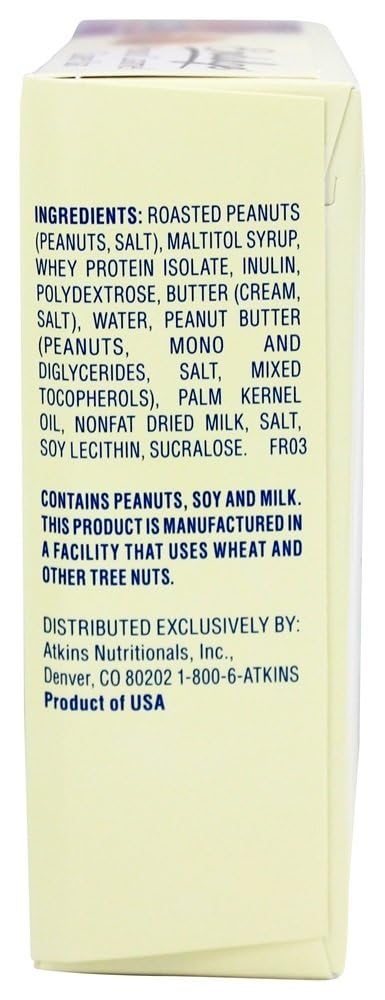 Atkins Peanut Caramel Cluster Bar, Dessert Favorite, High in Fiber, 3g Net Carb, 1g Sugar Atkins Au supplements