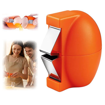New Egg Shell Opener Egg Cracker Tool Stainless Steel, Multifunctional Egg Shell Opener for Raw Or Hard-Boiled Eggs, Kitchen Gadget for Cooking Baking (Orange Red) CLRZOL Au supplements