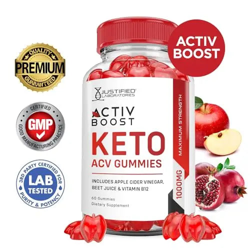(5 Pack) Activboost Keto ACV Gummies Advanced Formula 1000MG Active Boost Justified Laboratories Au supplements