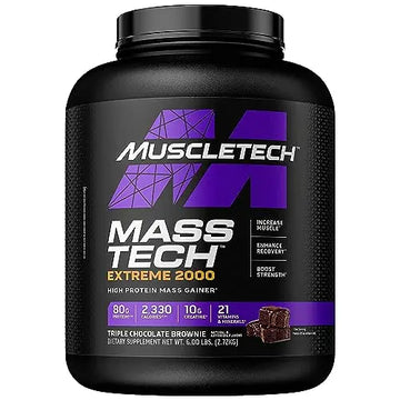Muscletech Mass Gainer Mass-Tech Extreme 2000, Muscle Builder Whey Protein Powder MuscleTech Au supplements