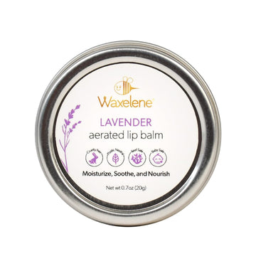 Lavender Aerated Lip Balm tin - Single Waxelene Au supplements