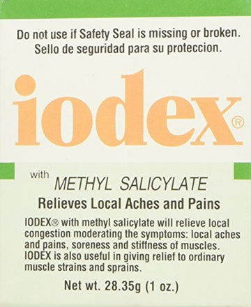 IODEX with Methyl Salicylate 1 OZ - (Pack of 2) IODEX Au supplements