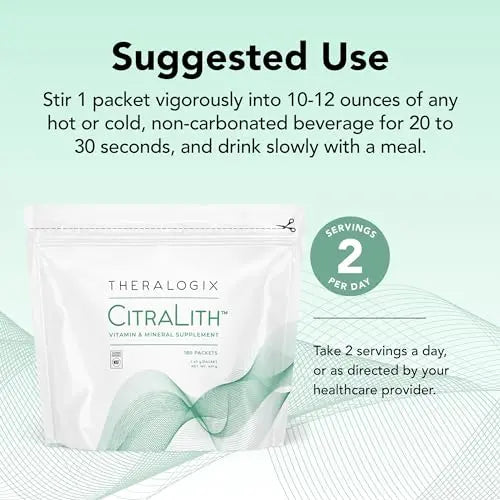 Theralogix CitraLith Vitamin & Mineral Supplement - 90-Day Supply - Kidney Health Theralogix Au supplements